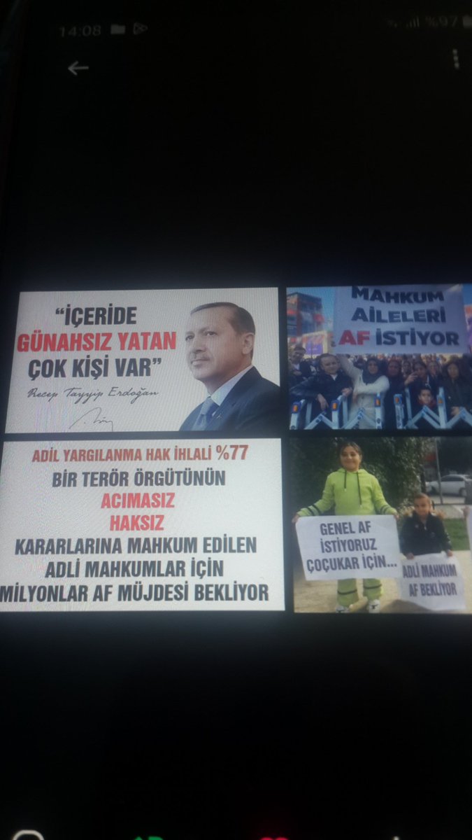 #YüzüncüYilAffi 

Affet Türkiyem 

Milyonlar AfBekliyor Aylardır Haykiriyoruz Mağduruz 100.Yılda Geçmişi Temizlemek için 22Yıldır Verilmeyen GENEL AFFİ Verin Diye Hâlâ Bekliyoruz 

Covid İzinleri Bitmeden Bayram Oncesi GENEL AF VE ADLİ SİCİL AFFI ÇIKSIN BİRAN ONCE