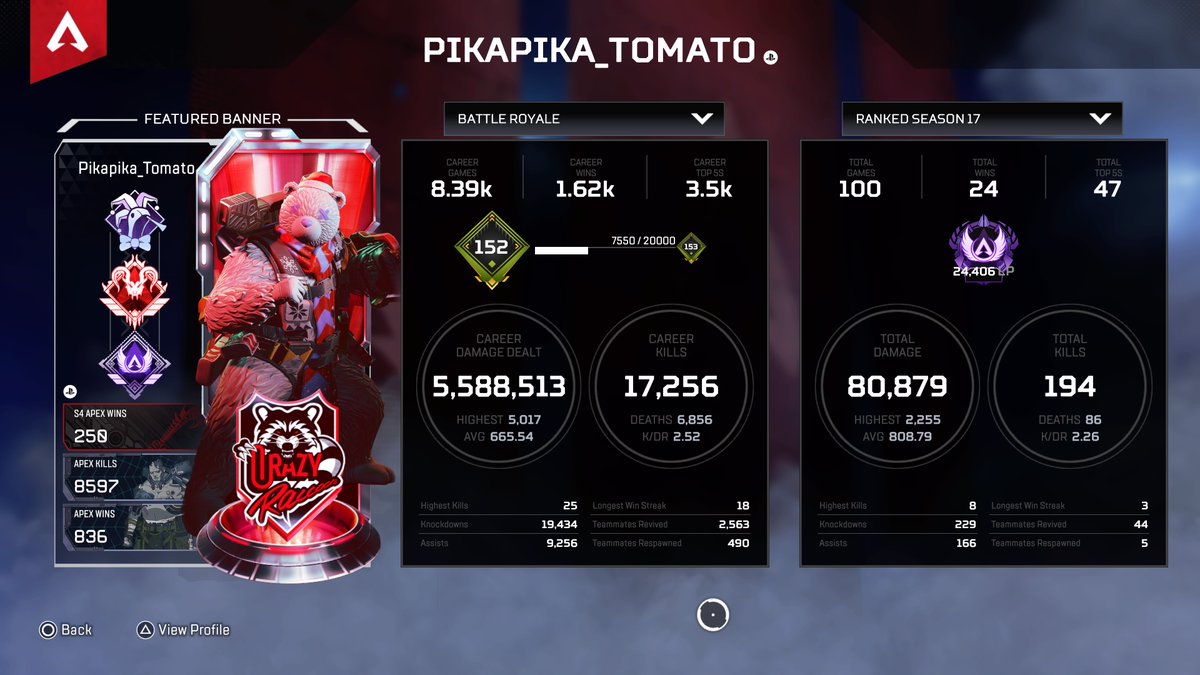 35b7's tweet photo. #PS5Share, #ApexLegends ぴった100せんだった https://t.co/gtg0uziUxY