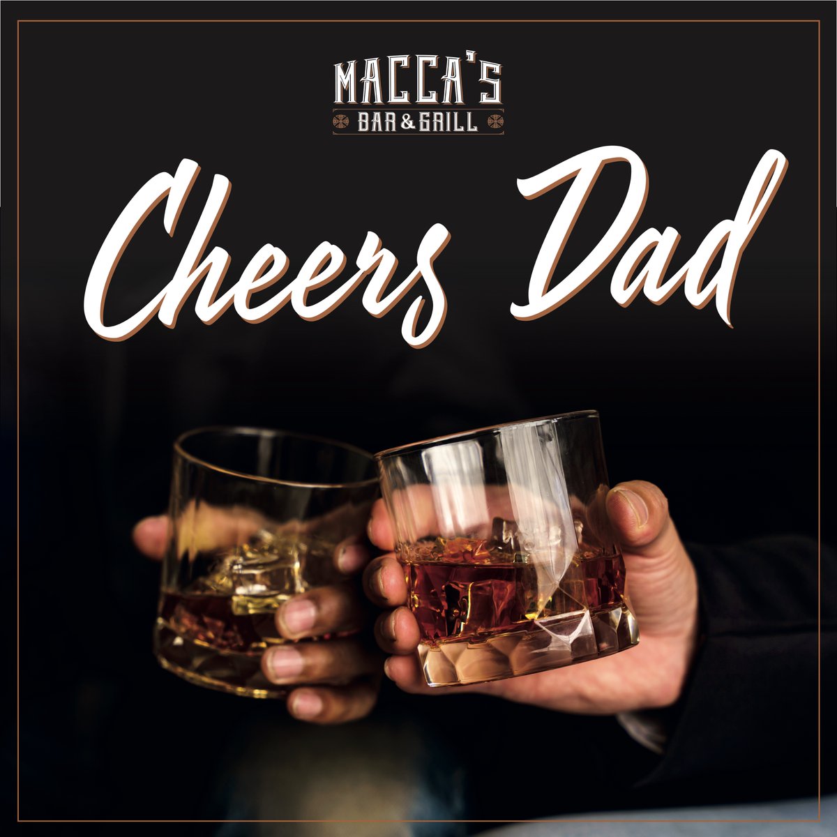 Da', Dad, Daddy, Father, Papa, Pa, Pop, Pappy... whatever you call him, raise a glass for him today (& don’t forget a drink for Mum too!) 🍻💚❤️