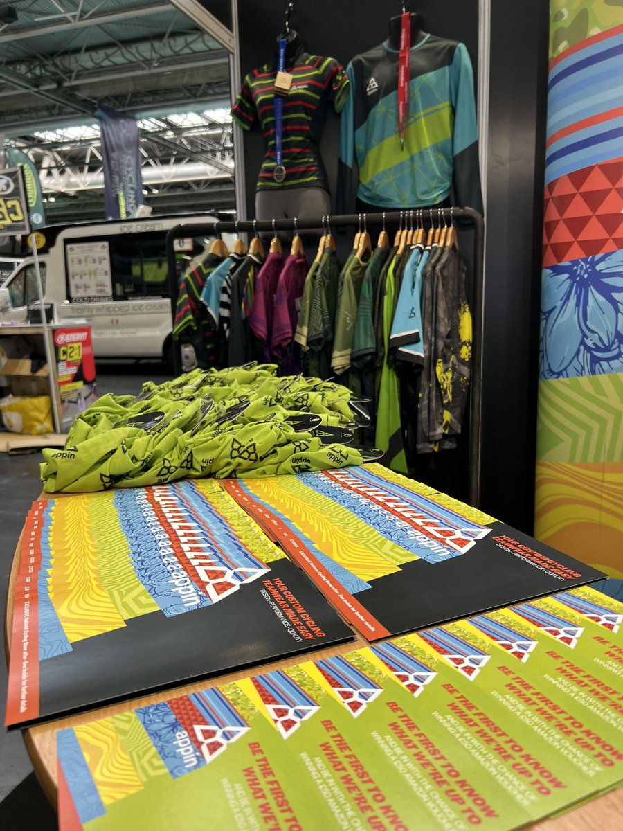 Appin Cycling (@appincycling) on Twitter photo Day two at the <a href="/NatCyclingShow/">The National Cycling Show</a>! Come speak to us at G52 about your club and design ideas for your custom team wear!
We can't wait for another great day!
#MakeItAppin #BritishCycling #Cycling Day two at the <a href="/NatCyclingShow/">The National Cycling Show</a>! Come speak to us at G52 about your club and design ideas for your custom team wear!
We can't wait for another great day!
#MakeItAppin #BritishCycling #Cycling