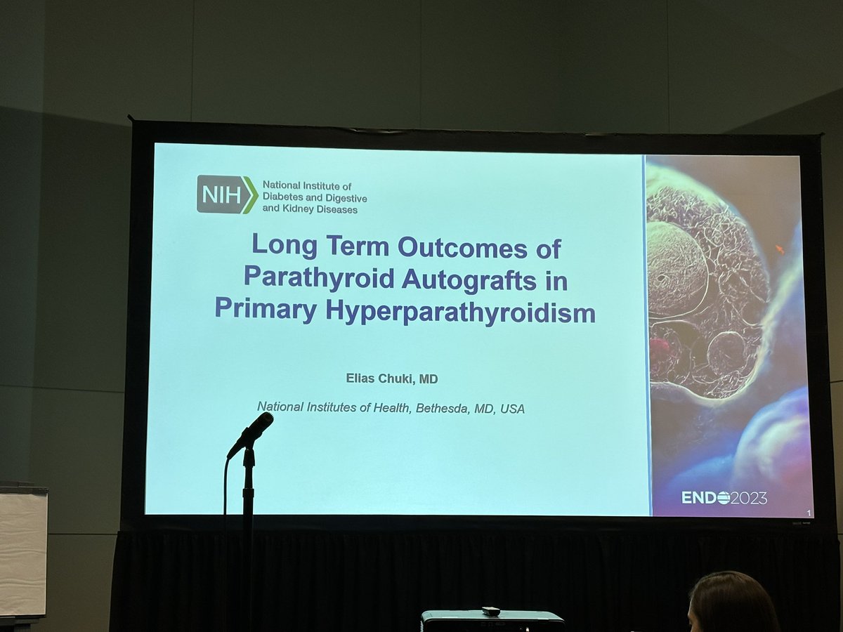 Smita Jha, MD (@docsmita_jha) on Twitter photo Congratulations to Dr Elias Chuki for his selected presentation on long term outcomes of parathyroid autografts. #IETPproud <a href="/NIDDKgov/">NIDDK</a> <a href="/NIHClinicalCntr/">NIH Clinical Center</a> <a href="/dr_muniyappa/">Ranganath Muniyappa</a> Congratulations to Dr Elias Chuki for his selected presentation on long term outcomes of parathyroid autografts. #IETPproud <a href="/NIDDKgov/">NIDDK</a> <a href="/NIHClinicalCntr/">NIH Clinical Center</a> <a href="/dr_muniyappa/">Ranganath Muniyappa</a>