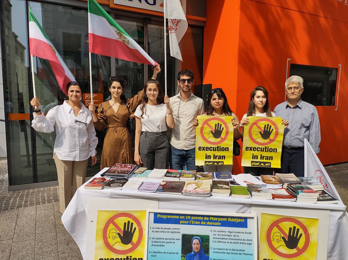 شنبه ۱۷ ژوئن - میز کتاب در لوکزامبورگ و دعوت به تظاهرات بزرگ پاریس در یکم ژوییه.
#FreeIran2023
 #FreeIran10PoinPIan 
#نه_شاه_نه_شیخ
