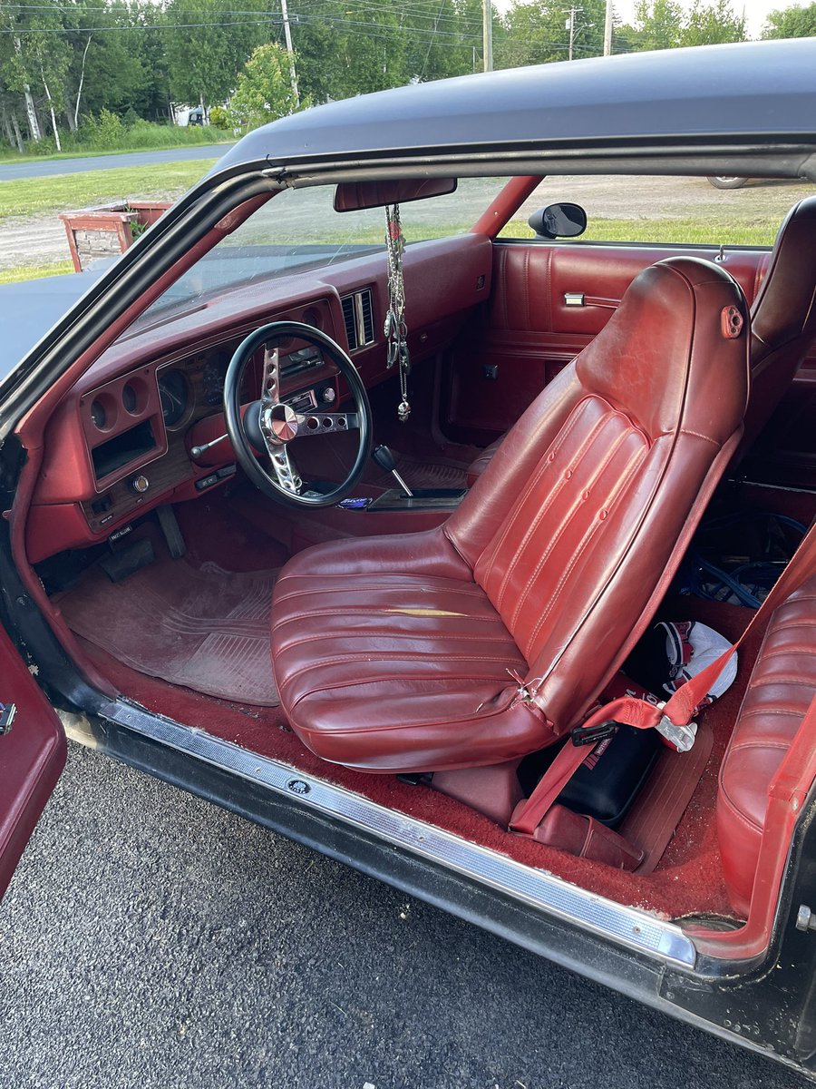 Bastille1Eric's tweet photo. @elonmusk there’s my idea, imagine having  smooth electric swivel seats in Tesla model Y wile the doors open, and turn back in place when sitting or doors closing. It would be frigging awesome 🤩😎. I have the manual one in my old Monte 77. If you like the idea, feel free $$$✌️😜 https://t.co/OFMrPX3x4U