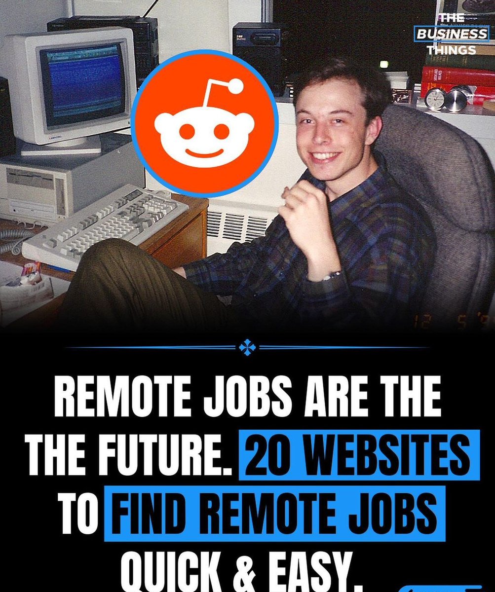 Remote jobs are the future.

20 websites to find remote jobs quick and easy: