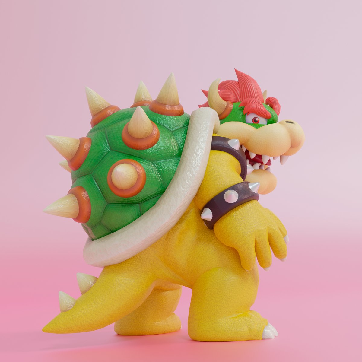 Another render of my Bowser fan 3D model. Next one is Luigi, and then royal piano.
#blender3d #furryart #mariofanart #bowser #b3d