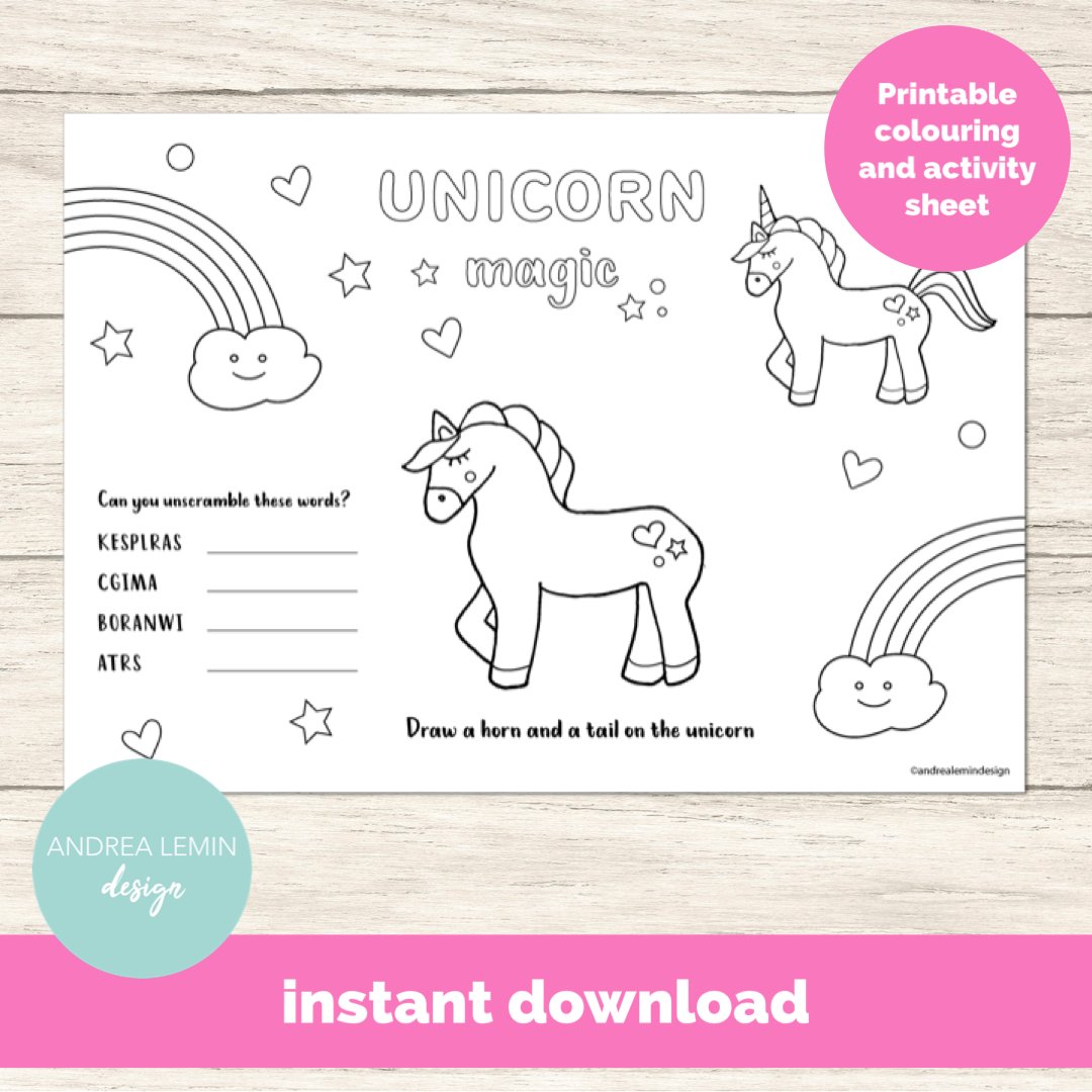 andrealem's tweet photo. Printable activity sheets for kids. Great for birthday parties, or just to keep them entertained.
Available as an instant download in my shop
https://t.co/AyaNYLVJVQ

#UKGiftHour #UKGiftAM #shopindie #activitysheets #colouring https://t.co/m6zppmm65G