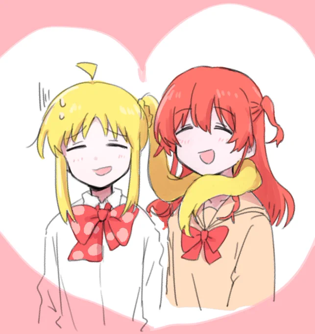 ゆうさくさん()の画像欄から虹喜多ちゃんを描きました! にじかマフラーにニヤニヤしちゃう  #いいねした人の画像欄覗いて素敵絵を私の絵柄で描いてもいいですか