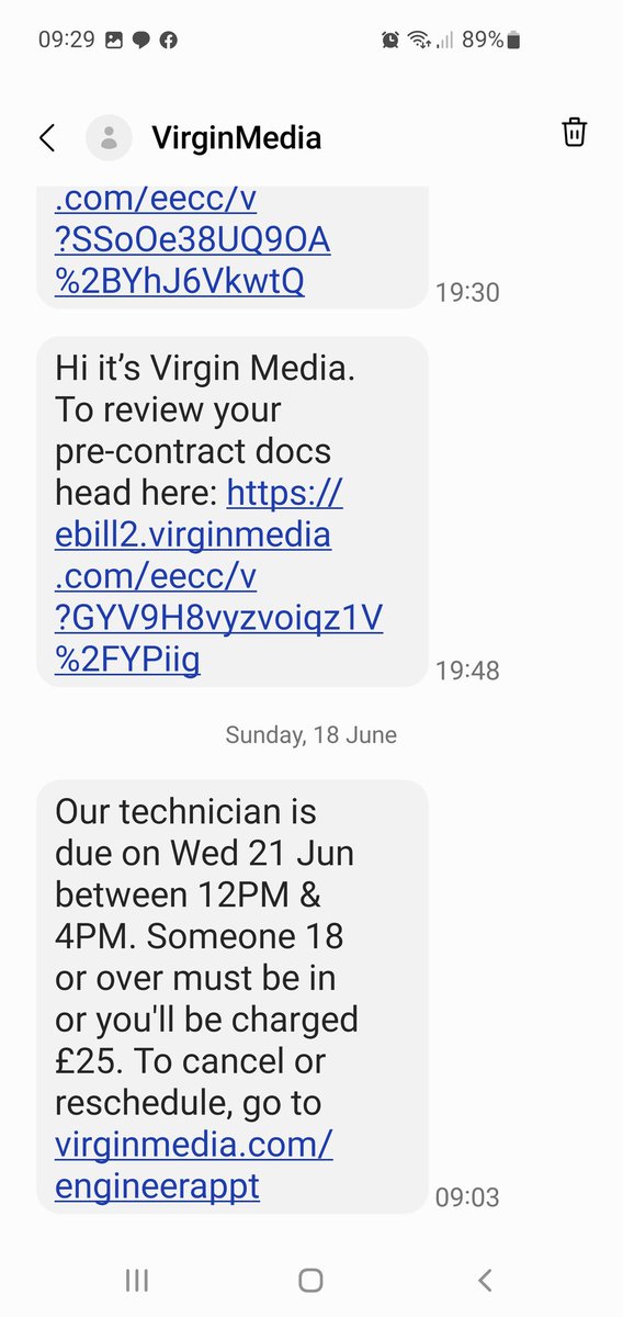 deanvale139's tweet photo. @virginmedia Just a small example on top of probably 150 WhatsApp, text,community message https://t.co/OLmVhjLAT6