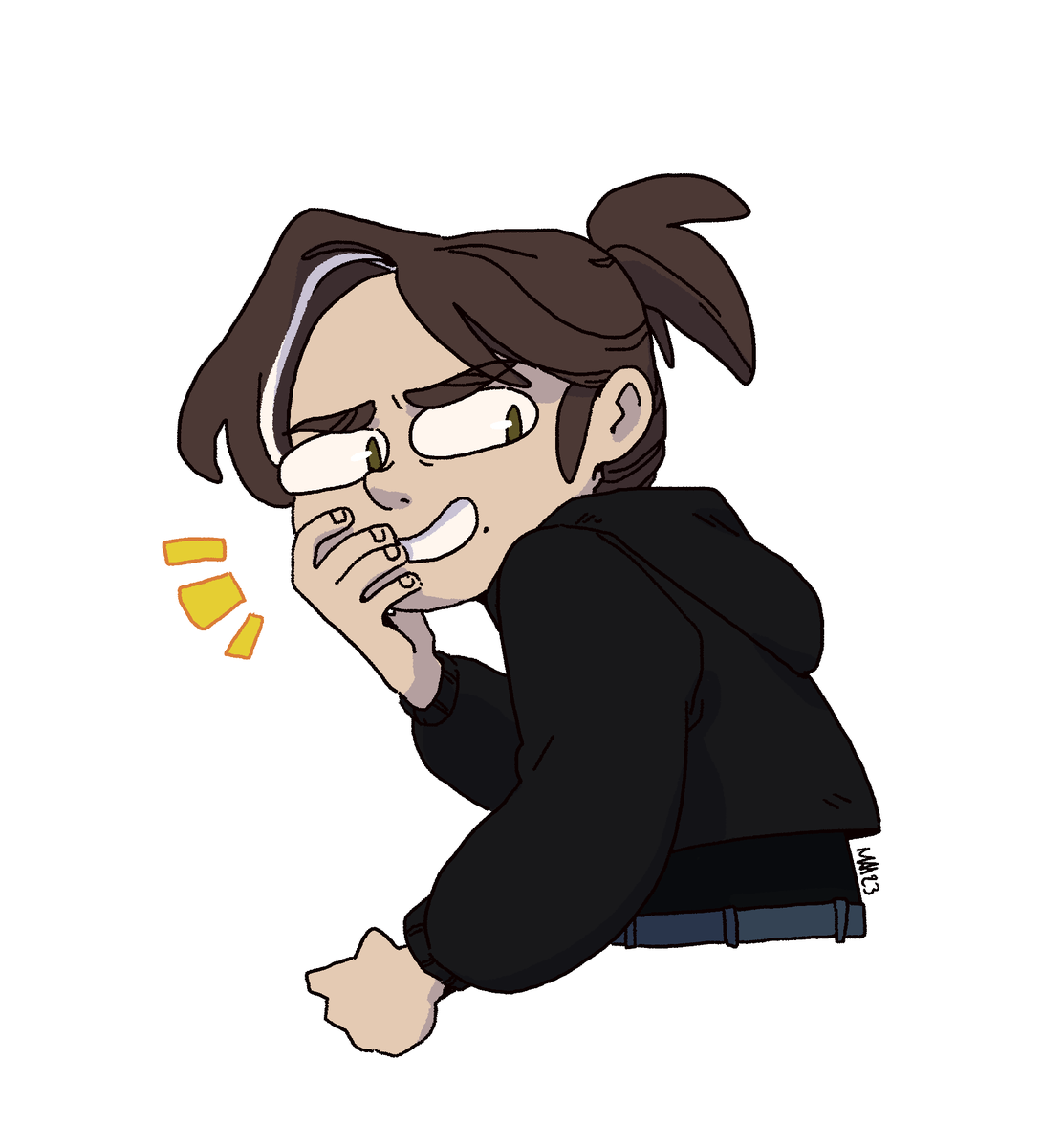 Maunamai's tweet photo. ✏️👀🤷
#CLIPSTUDIOPAINT #drawing #cartoon https://t.co/YXZ8xm7Hm0