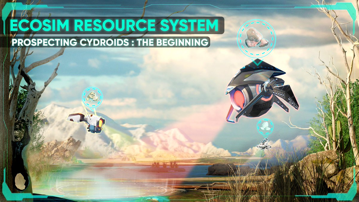 earth2io's tweet photo. Major Earth 2 EcoSim Update

Resources are a fundamental component of the Earth 2 EcoSim, kick-starting local and global supply chains, taking real-world attributes to enable the creation of objects within our metaverse. Just like in the real world, there will be many Resources in Earth 2, and multiple stages and ways to discover, replicate, and craft them into building blocks for a variety of different purposes. 

After multiple adjustments to our game design team and an extraordinary amount of re-working over the past 8 months, we are finally in a position to confidently lock down how the EcoSim will function and we’re able to share the first part of that here with you today!

This is for all the Earth 2 EcoSim Players out there, if you're not one then look away! This milestone EcoSim announcement covers:

- the introduction of 21 new Resource types
- the Jewels which will be linked to those Resources
- Discovery Levels, including a chart
- Discovering & Obtaining Resources
- Occurence Units
- Prospecting Cydroids
- Frequency
- The Read Process
- Holobuilding Storage
- Replication Process (The Weaver etc)
- Storing & Selling Raw Material
- New Civilian Roles
- Plus more

Read the full article for more details :
https://t.co/tM6iWP68MC