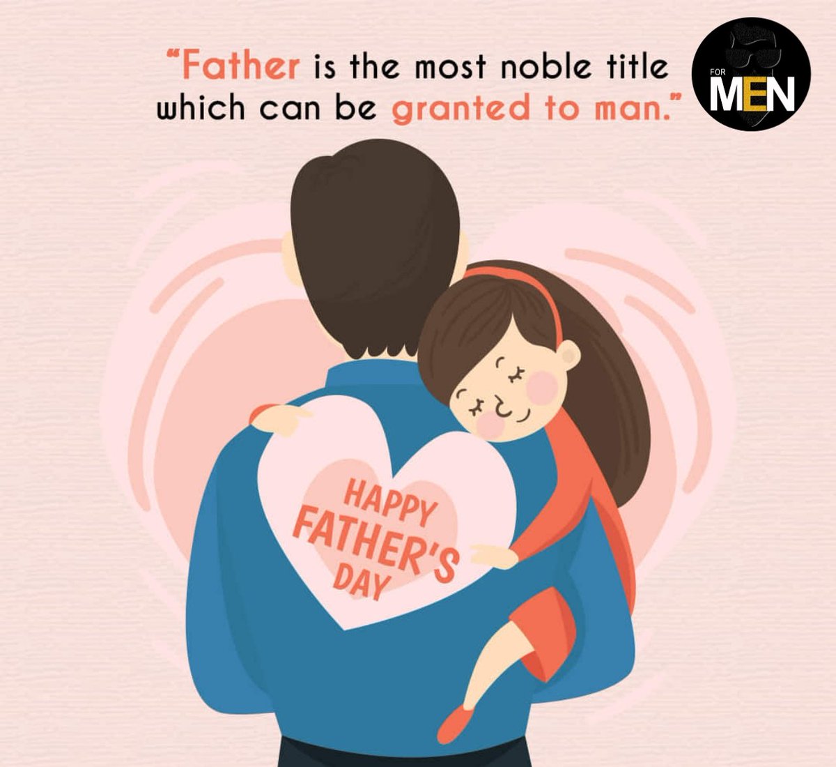 TO ALL THE FATHERS WHO WORK HARD TO GIVE THEIR FAMILY A GOOD LIFE BUT CAN'T EXPRESS THEIR LOVE BY SAYING IT OFTEN, 
HAPPY FATHER'S DAY ❤️💐

#formenindia #MenToo #india #mensrights #MensRightsActivist #FathersDay #fatherhood