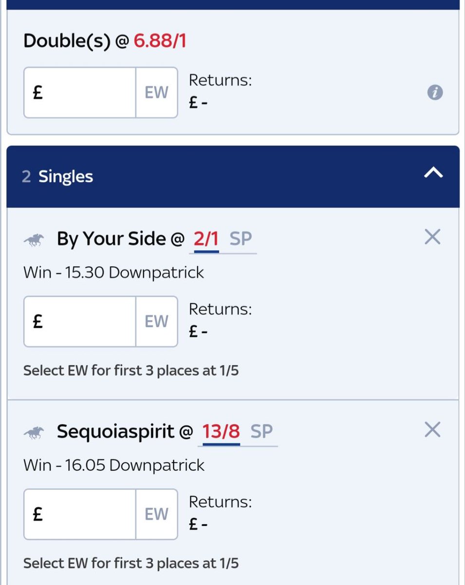 HowFarTips's tweet image. Doubling these 2 and night add Running Lion for a small Treble....