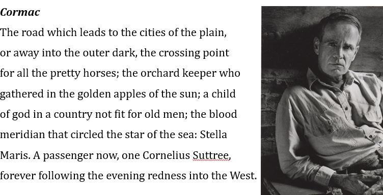 Remembering Cormac McCarthy (1933-2023).
#CormacMcCarthy #ripcormacmccarthy #nocountryforoldmen #theroad #bloodmeridian #alltheprettyhorses