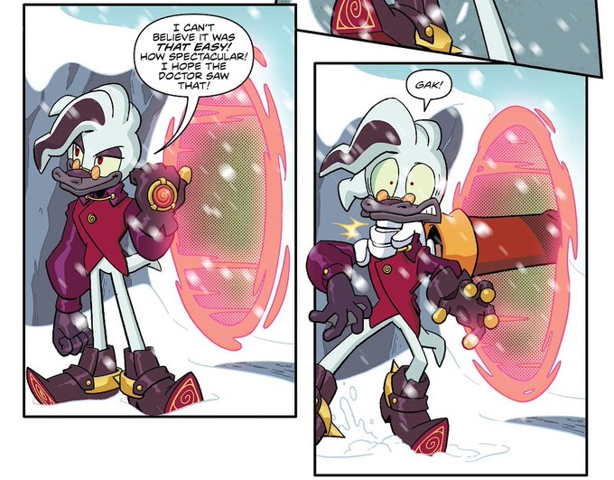 When robots or lackeys fail, Eggman uses his built-in command grab