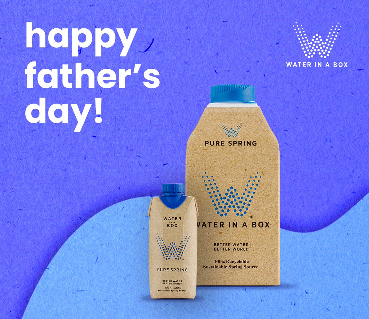 Happy Father’s Day!

From all of us at Water In A Box, we wish all the fathers (and father figures) a sustainably special day filled with amazing memories 💙

#HappyFathersDay #FathersDay #Sustainability #SustainableWater