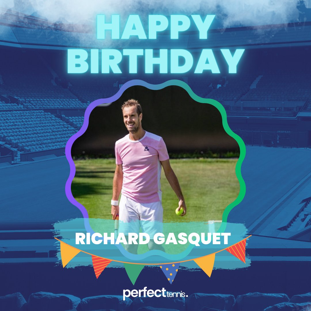  Happy 37th birthday to Richard Gasquet. 600 career match wins this week. 