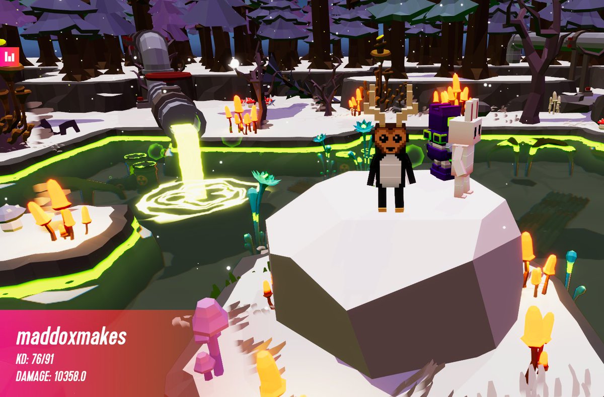 maddoxmakesart's tweet photo. @_megaweapon_ Thank you for producing such a wonderful game. 
@Euthenia_HP is responsible for leading me here. 
I took some time late in the night to "Get a quick intro game in" and ended up on a 40 minute Gun Game with @GhostcatJoypad . I am hooked. Congratulations. You did it. https://t.co/MDfc3DmT1u
