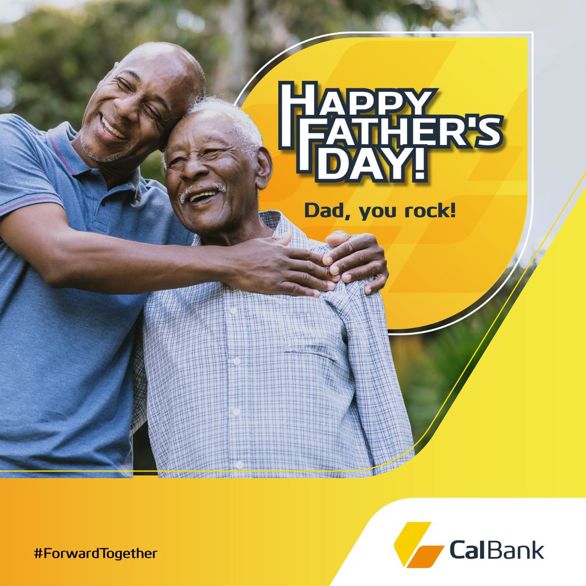 Dear Dads,

You have been our rock, our protector, and our role models. Happy Father’s Day to all the wonderful dads out there 🌹

#CalBank #ForwardTogether #FathersDay