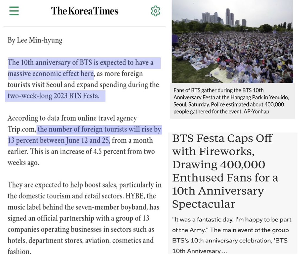 midpink: coacheIIa headliners and performing with over 150 artists got ya’ll 120k in attendance. 

Meanwhile BTS 10th anniversary with just BTS alone got 400k in attendance. yeah i’d throw a tantrum too. 🤷‍♀️ anyway stay mad :))