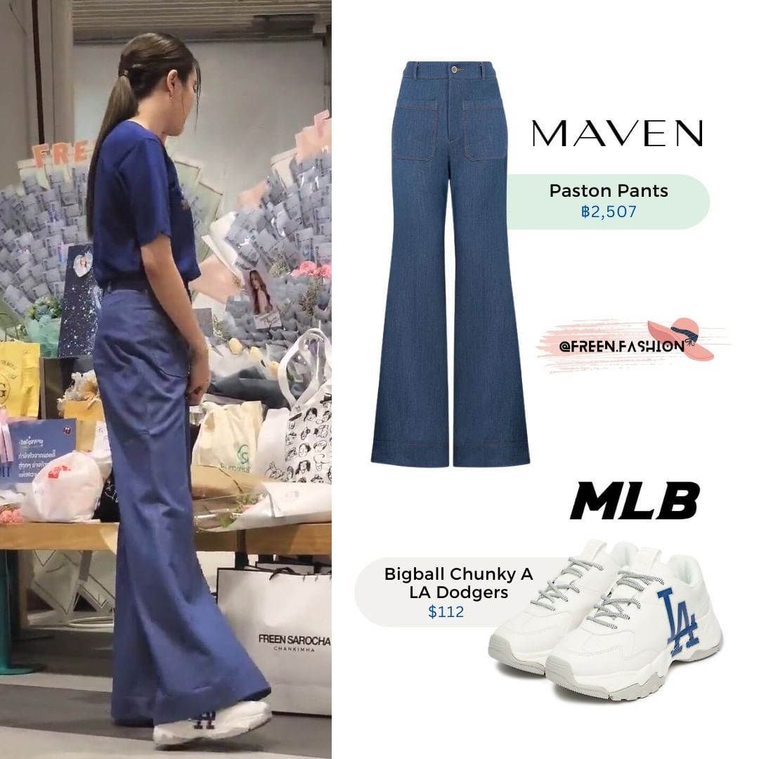 🪄Fashionistas FREEN 🪄

#Freen_style 

17 June 2023: worship for uncoming series 'The sign' 

Freen character as Wansarat 

👖MAVEN paston pants 
👟  MLB bigball chunky A LA Dodgers sneakers 

DISCLAIMER: Price is in US dollar& subject to changes

#srchafreen 
#FREENshionista