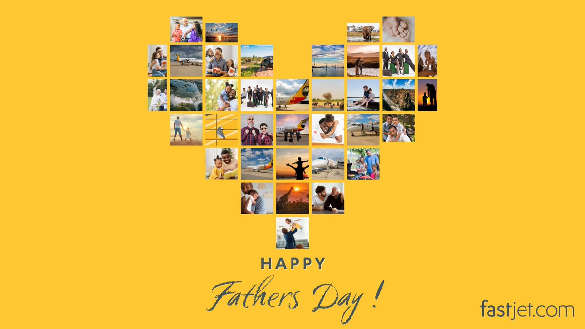 Happy Father's Day. A father is neither an anchor to hold us back nor a sail to take us there, but a guiding light whose love shows us the way.
#fastjet
#fastjetforeveryone
#fathersday
#dad
#hero