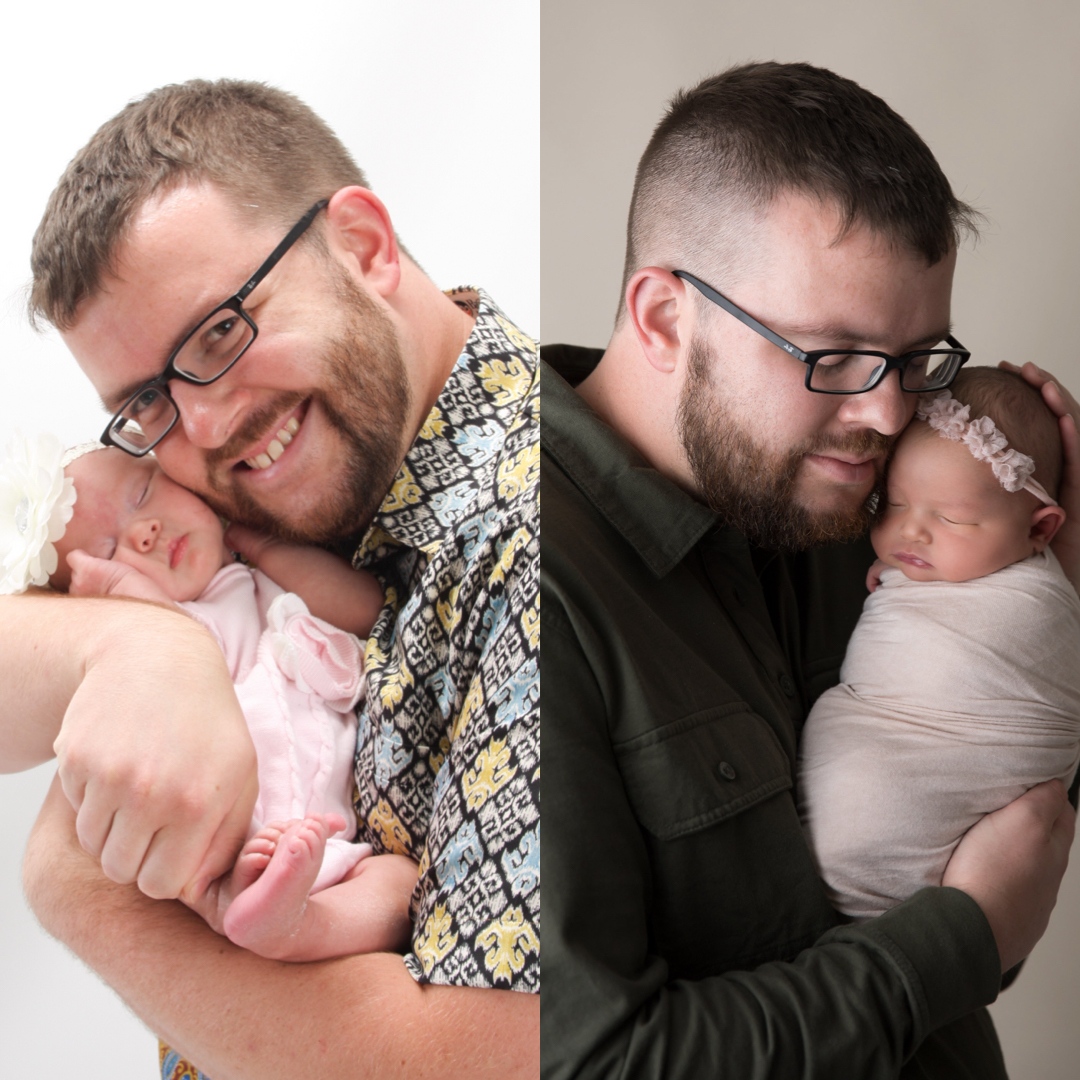 SiskaHines's tweet photo. Happy Father's Day to the best dada and the most supportive hubby ever. We love you so much!! You rule! 💕 Pictured here is Matt with newborn Sofi (left) and newborn Adie (right). Father's Day Sale! Use code DADSRULE to get 15% off your order! Shop now at https://t.co/dJSP2Ih1qA https://t.co/7pbH9UWqdO