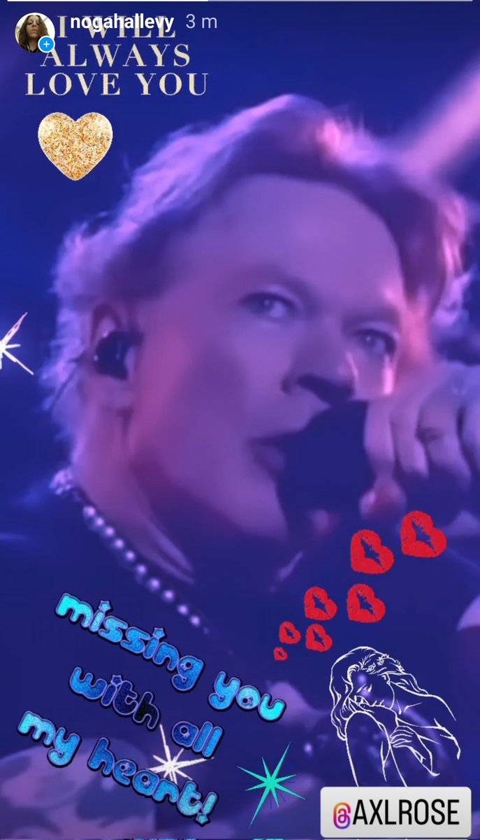 Absolutely can't live WO U!💞🎁👑🎁💞 Know it's always a HUGE gamble, but truly workin' hardest n' doin' 🌏EVERYTHIN'🚀 I can 2C'ya again my most 🐣ADORABLE🍒 li'l angel @axlrose!💖💫🙏💫💖 Already added 2 more shows 2 my list!💘🦋🥲🦋💘 #LoveYouForever #Summer2023 💋♥️♥️♥️♥️♥️💋