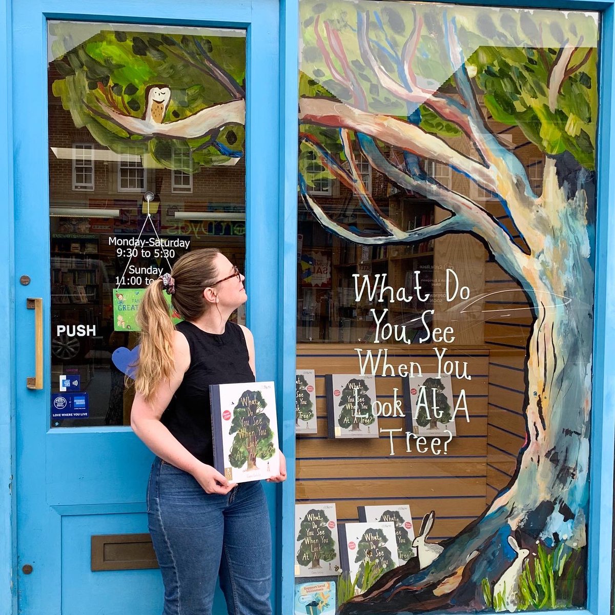 In celebration of #IndieBookshopWeek we're throwing it back to this stunning window display by <a href="/emmacarlisle_/">emma carlisle✨</a> at <a href="/sheenbookshop/">The Sheen Bookshop</a> 🌿

Remember to show your local indie some love this week, and see what events that have on in celebration!
