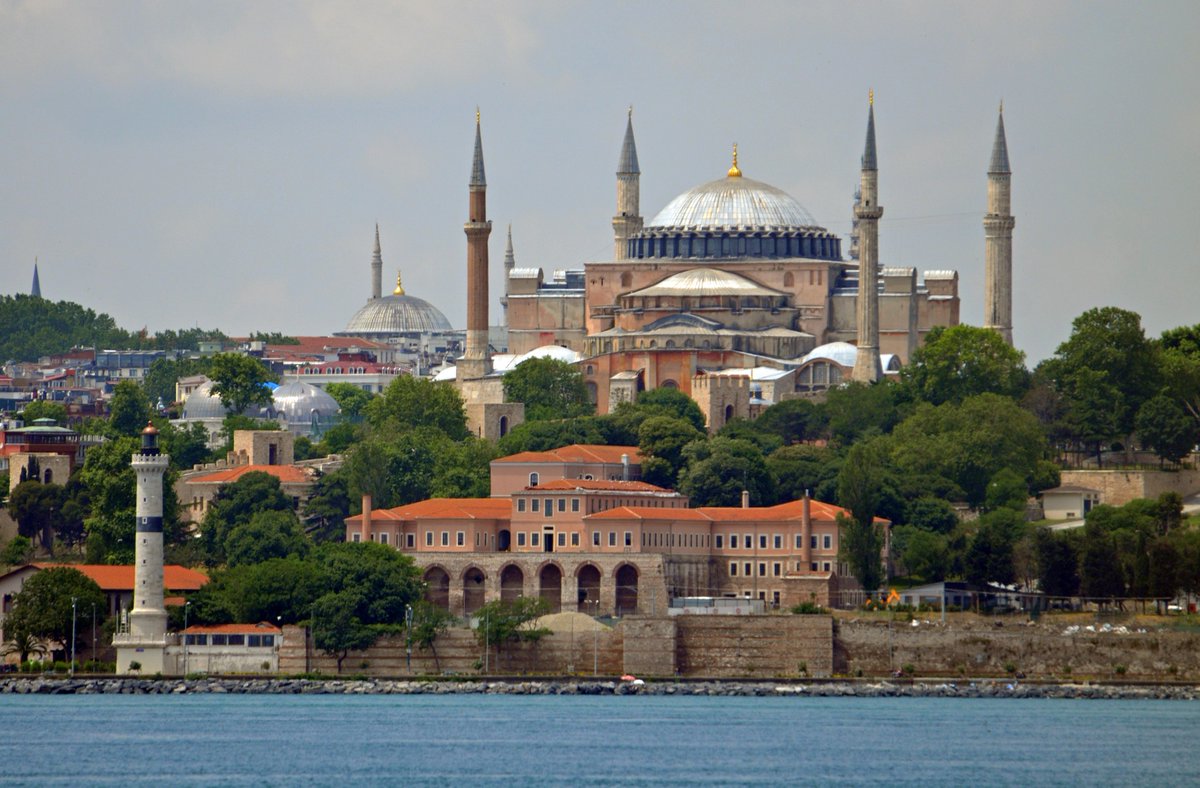 Hagia Sophia, Ahırkapı Lighthouse, Gülhane Seririyat Hospital, and the Marmara Sea Walls