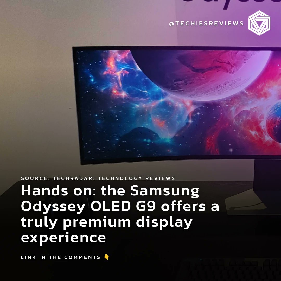 🚀 TechRadar: Samsung Odyssey OLED G9 offers a premium gaming experience! #CES2023 #OdysseyG9 #GamingMonitor 🎮 Are you ready for an upgrade?