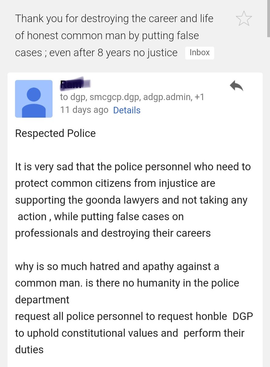 raman9457's tweet photo. @mkstalin @regupathymla @tnpoliceoffl @nhrc happy father's day to Honble tamilnadu police officials. Can you imagine if your son is dragged in false cases ,his hard build career,life destroyed , while the legal system is silent. #savesons https://t.co/2bcbnwtvlW