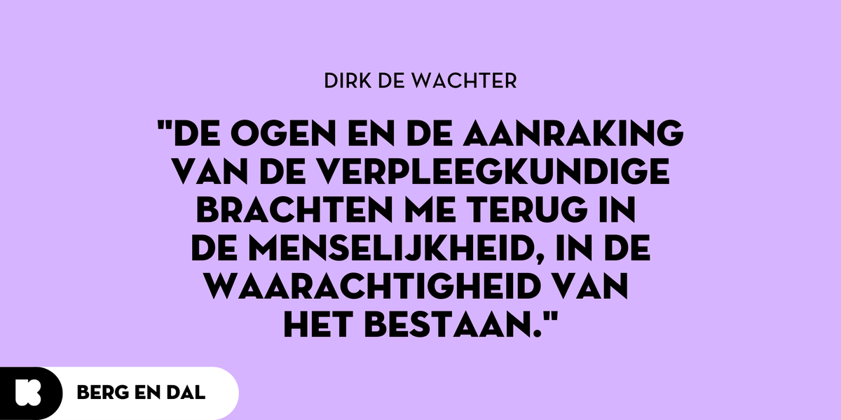 Dirk De Wachter vertelt in #BergenDal over het belang van menselijke nabijheid. 🎧Beluister het Select-fragment: klara.be/luister/select…