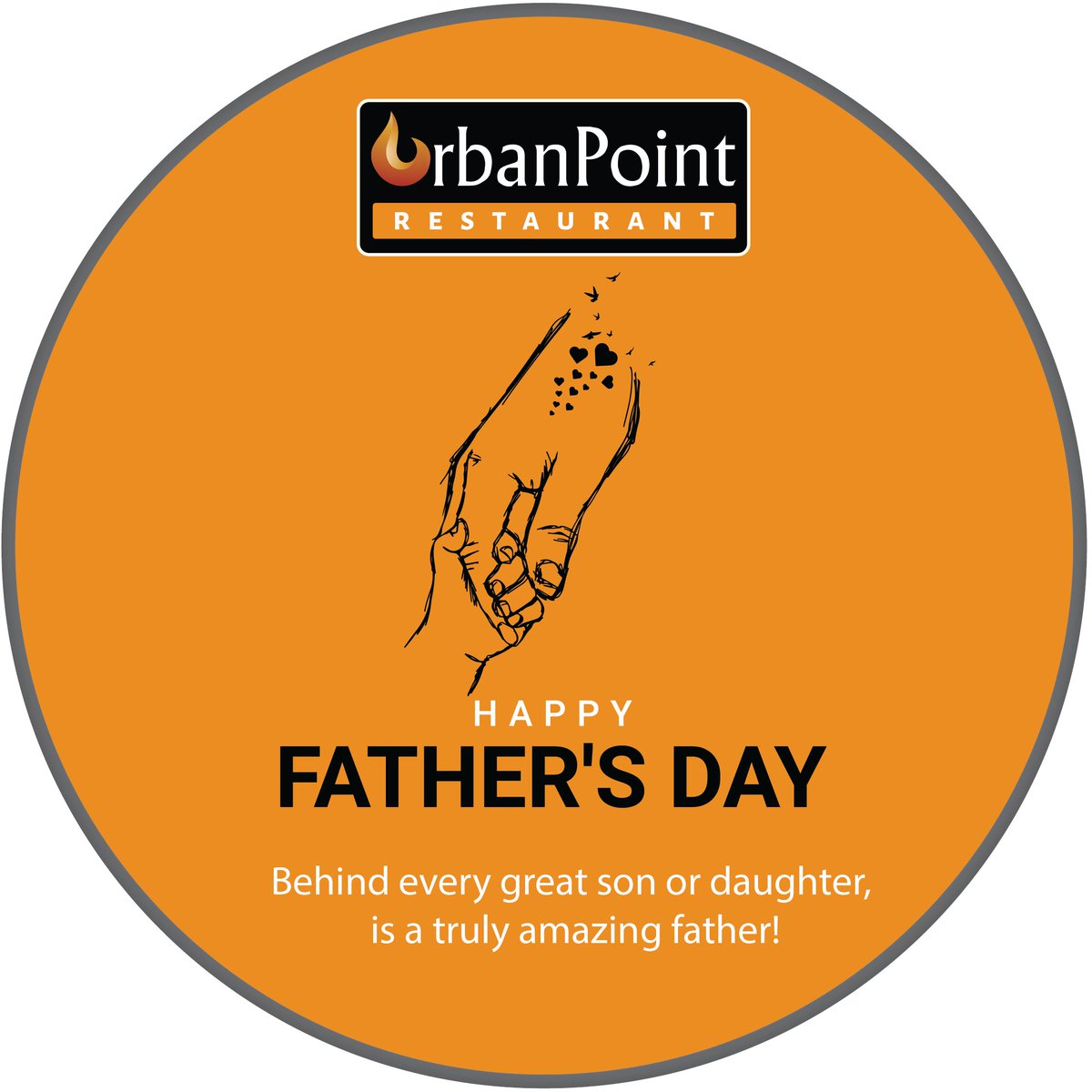 UrbanPointRest's tweet photo. Behind every great child stands an extraordinary father. 
Today we celebrate all the remarkable dads who empower us to reach for the stars and believe in our limitless potential.

HAPPY FATHER'S DAY DAD!🧡🧡🧡
#Fathersday2023 #guidinglight https://t.co/rwCPDTUPTs