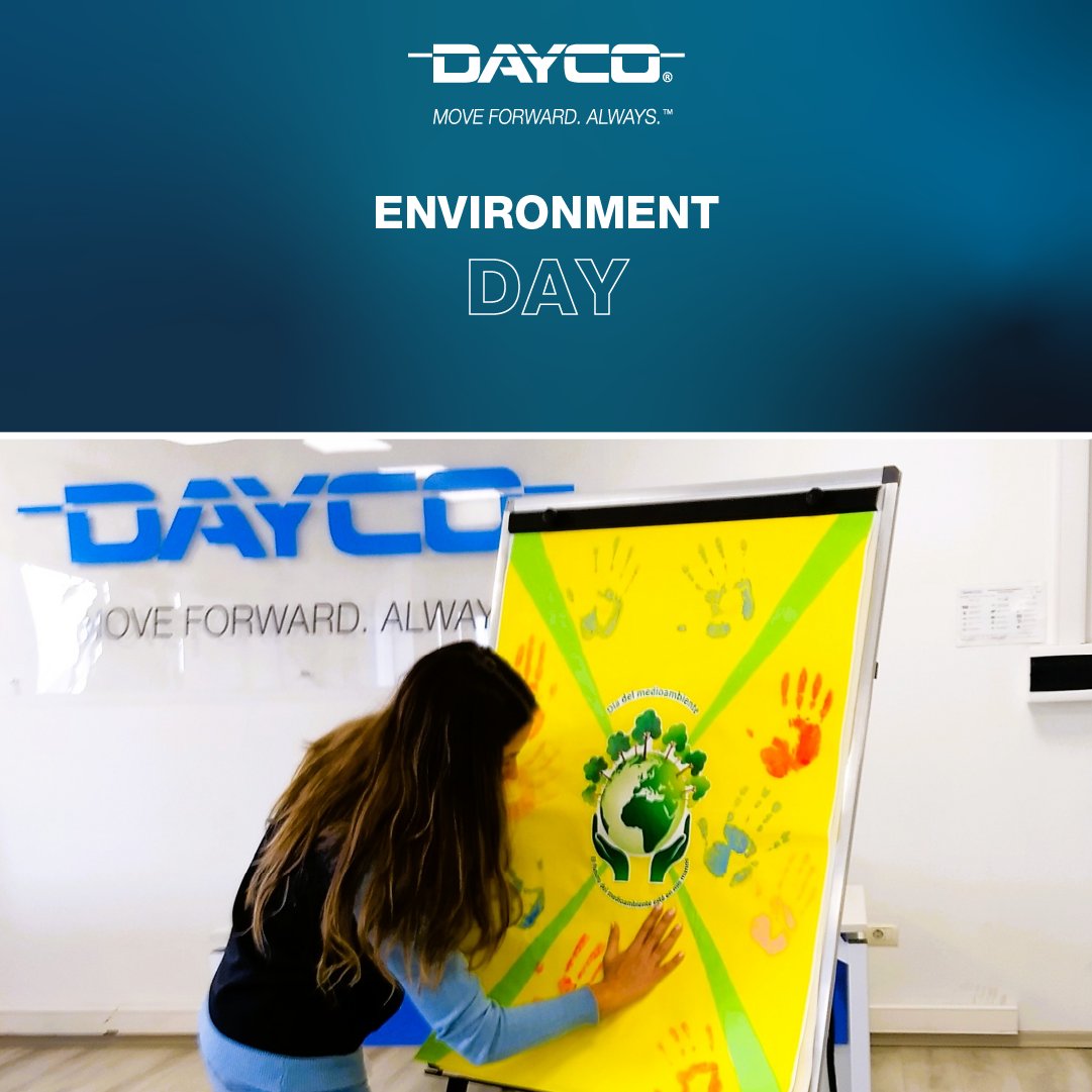 June 5th was the day of the #environment, and we are aware that reducing the impact can only be achieved by getting involved. For this reason, in #Argentina we renew our commitment to the environment with all our staff.

#Dayco
#MoveForwardAlways