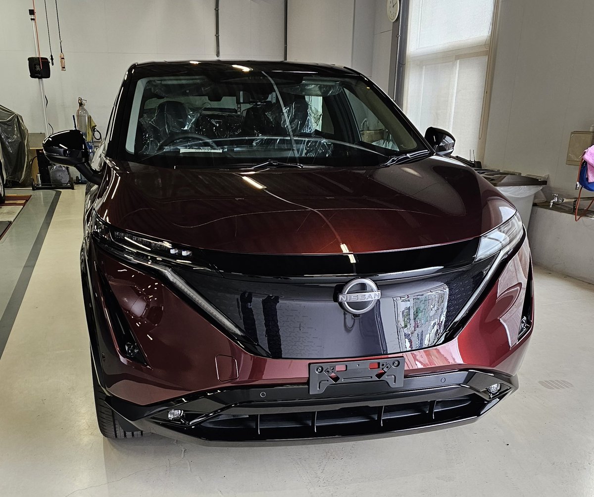 fisherman_j3's tweet photo. もうすぐ納車

あとはコーティングなどなど

#日産アリア
#B9e4orce https://t.co/6dac7ca3dm