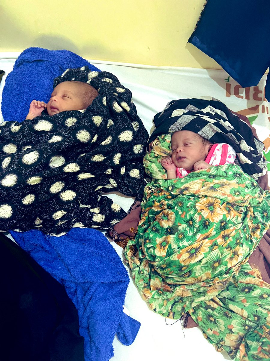 wardirelief's tweet photo. 🎉 Double the joy, double the blessings! 🎉
Amazing news from Kalkal Health Centre! A courageous mother, a new IDP from Buulo Mareer to Kaxda District, delivered twins with our team's support. She had no idea she was pregnant until our ultrasound revealed it. https://t.co/qMqkuxTuvG