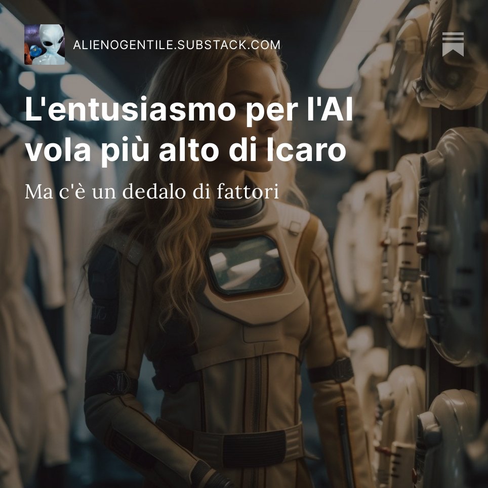 Investire nella AI, un dedalo complesso.
Chip, #CPU #GPU #TPU, scenari geopolitici, spesa pubblica, fabbisogno di materiali... un intreccio di complessità
alienogentile.substack.com/p/lentusiasmo-…
enjoy #share #subscribe