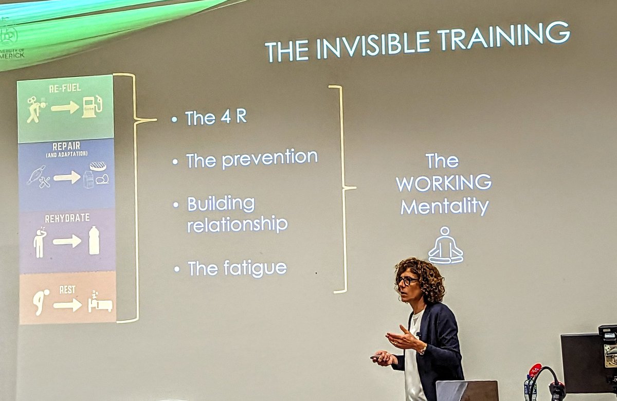 Final day at #cuttingedgeperformance Head football coach @ritaguari eloquently speaks about connectedness, managing relationships and being innovative with training variables creating exposure to uncertainty & promoting antifragility 🇮🇹⚽🏃🏽‍♀️@PessLimerick @ORRECO1 @physiosinsport
