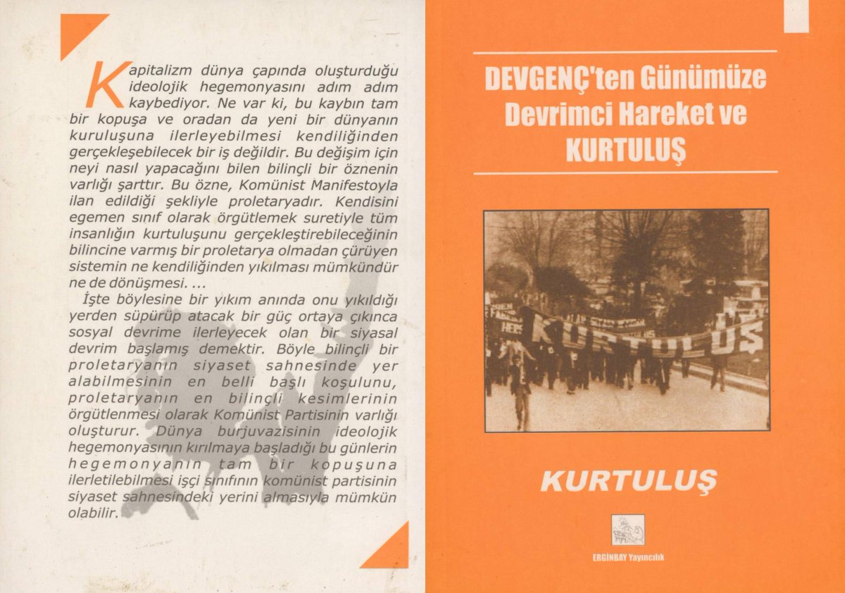 DHKutuphanesi's tweet image. Kurtuluş - Devgenç'ten Günümüze Devrimci Hareket

Erginbay Yayıncılık, 2008, 126 sayfa

PDF
gonotes.me/3801o
facebook.com/photo/?fbid=10…

#Kurtuluş #DevGenç #DevrimciHareket #ÖDP #SDP #sosyalizm #ErginbayYayıncılık