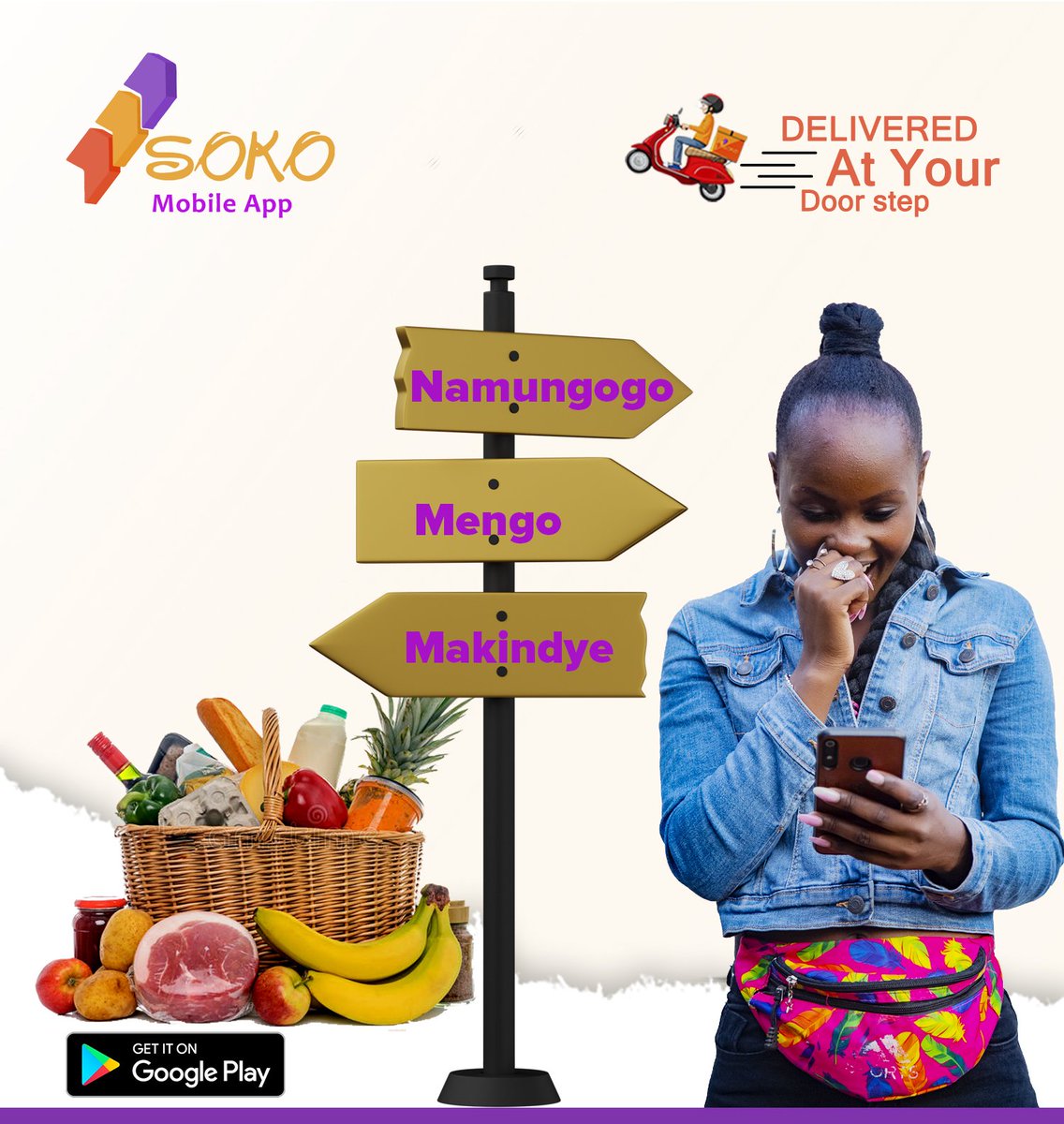 📣📣📣Mengo, Namugongo, Makindye and surrounding areas  you can order via the app now #Sokoupdates
@MugenyiHenry_ @GenOrganics