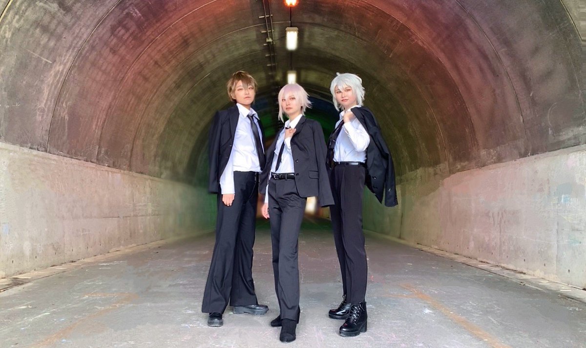 コスプレ(※捏造衣装)

アイドリッシュセブン/TRIGGER

天→こな
楽→わすけ(<a href="/wasuke_cos/">わすけ</a>)
龍之介→アレス(<a href="/Lex_aless/">アレス</a>)
 #コスクラ