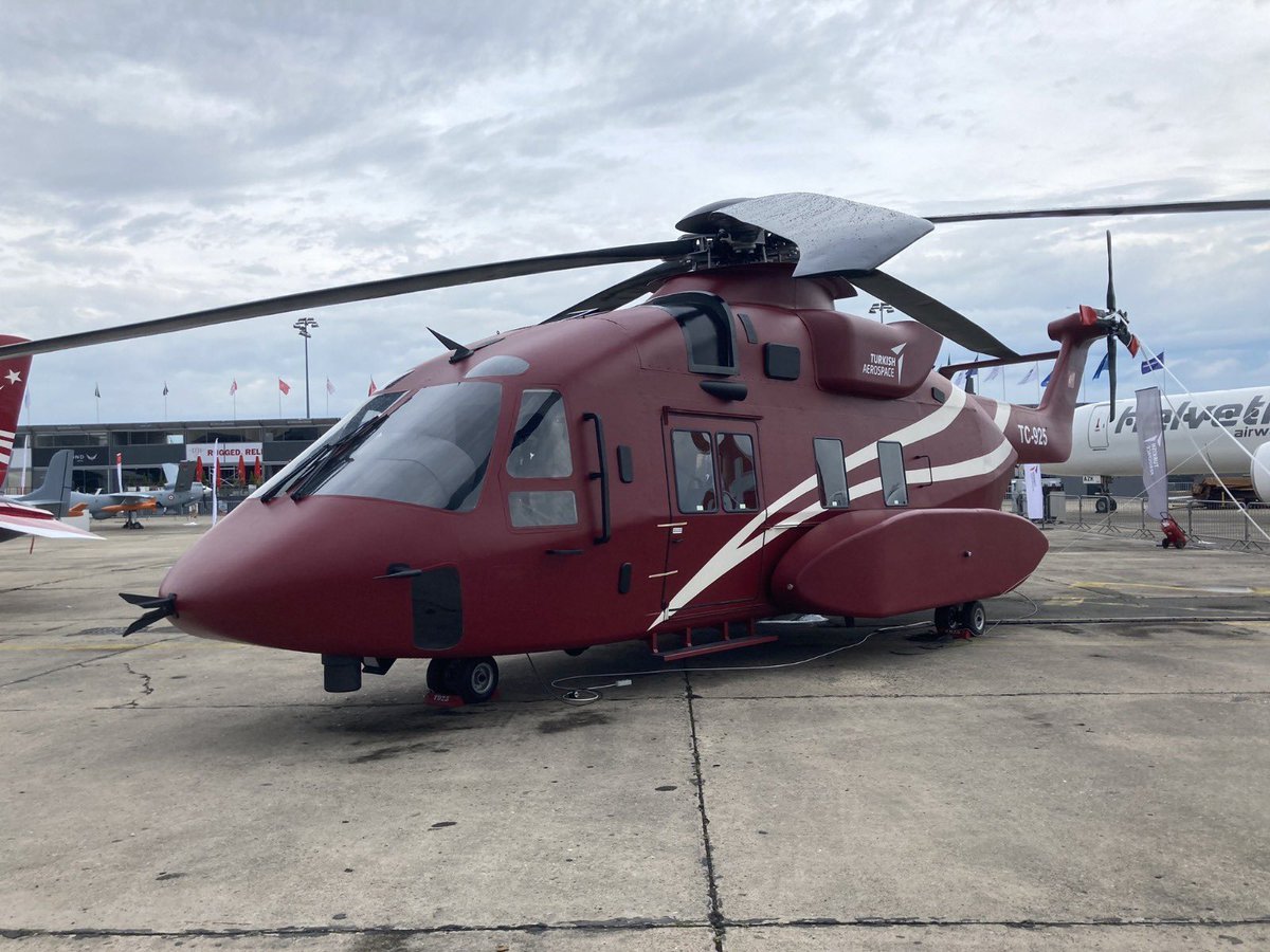 TUSAŞ’ın 10 Ton Sınıfı Genel Maksat Helikopteri ile İnsansız Helikopteri, Paris Air Show’da sergileniyor.