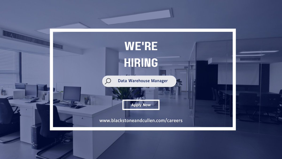YourDataJourney's tweet photo. 🔍 Job Alert: Seeking an experienced Data Warehouse Manager to oversee a Microsoft SQL warehouse. Put your SQL expertise to work and lead a dynamic team! Apply now: https://t.co/u1Eue9YBJj #DataWarehouseManager #SQL #JobOpening https://t.co/qBhitwfbSO