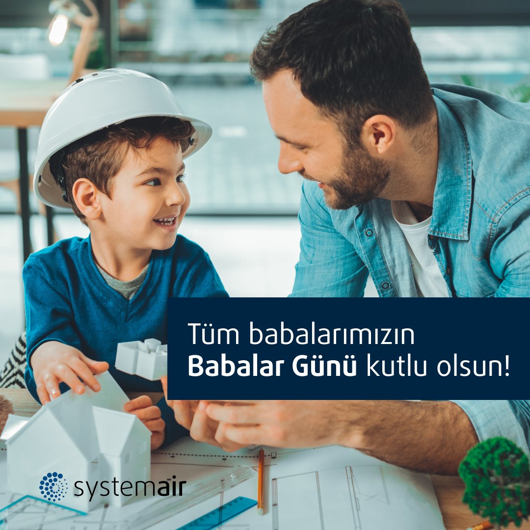 Neva’nın, Ömer Faruk’un, Naz’ın, Mert’in, Ayşe Nil’in, Deniz’in, Eylül’ün, Zeynep’in, Ali’nin... Systemair babalarının ve tüm babaların Babalar Günü kutlu olsun!

#systemair #systemairtr