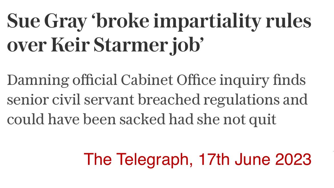 Oh dear, they’re all as bad as each other, aren’t they? #StarmerOut

telegraph.co.uk/politics/2023/…