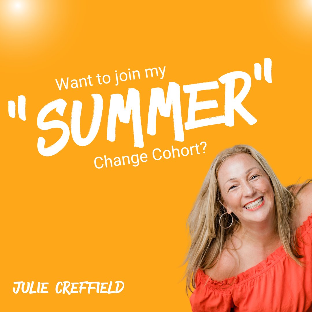 In April I launched The Year to Change, and welcomed 20+ women into my brand spanking new personal development programme.

We are almost coming to the end...and I am so proud of the progress that has been made (for them AND me lol)

I have decided NOT to wait until September to r
