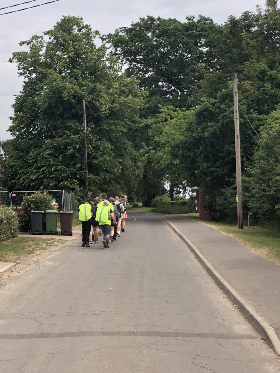 nswingatc's tweet photo. Well done to the 33 cadets from across the Wing who completed a 20km road march yesterday! Despite warm conditions, all marchers made a fantastic effort and completed the second march of the blue badge syllabus! One more to go!
#whatwedo #aircadets #teamdynamite #roadmarching https://t.co/sztIhjO6pr
