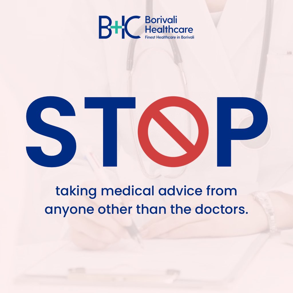 Your health matters. Trust the experts. Seek medical advice only from qualified doctors. 🩺

#BHC #BorivaliHealthcare #mumbaihospital #healthcareprofessional #mecicaladvice