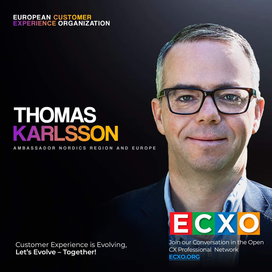 EuropeanCXOrg's tweet photo. Please join us at the https://t.co/SCAl3IQ04s to welcome our new ambassador, Thomas Karlsson. 

-

-

-

#customerexperience 

#newambassador 

#artificialintelligence 

#AI 

#enterprisetechnology  

 #ecxo 
#experienciadelcliente 

 #customercentricity https://t.co/KckXTtIKkp