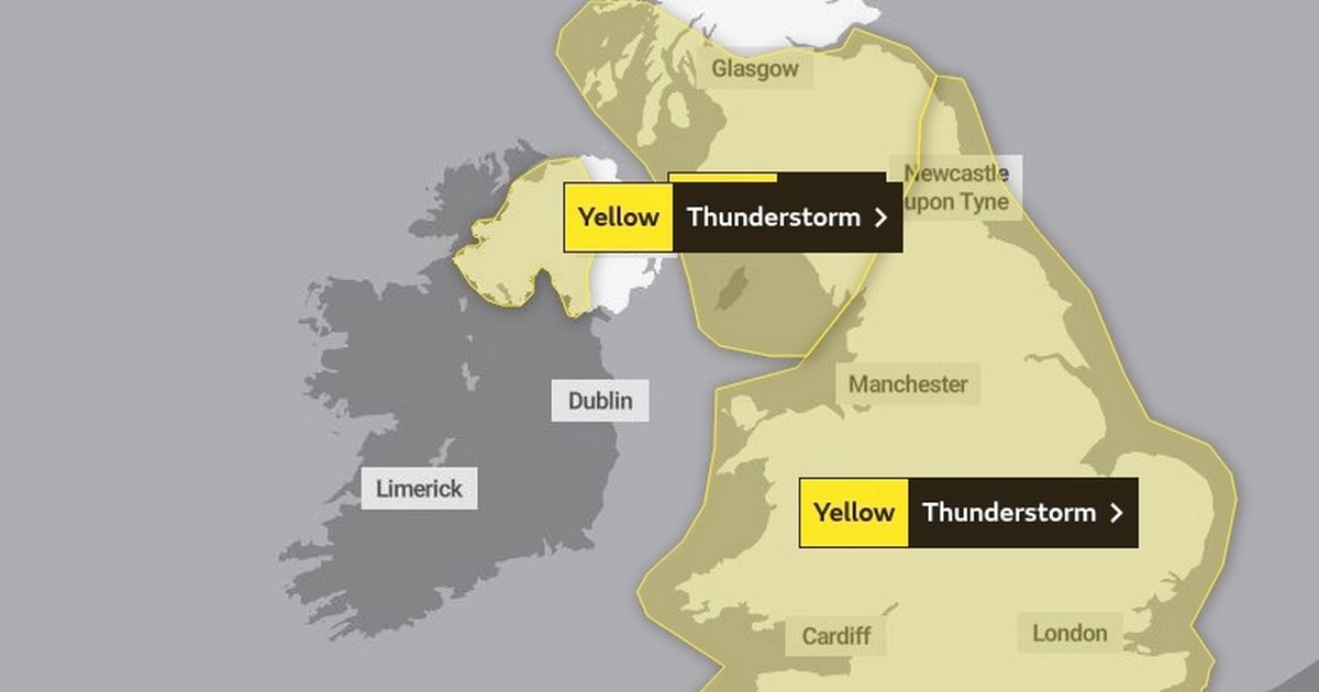 BREAKING Yellow weather warnings blanket UK as rain and storms bring heat to abrupt halt
mirror.co.uk/news/uk-news/b…